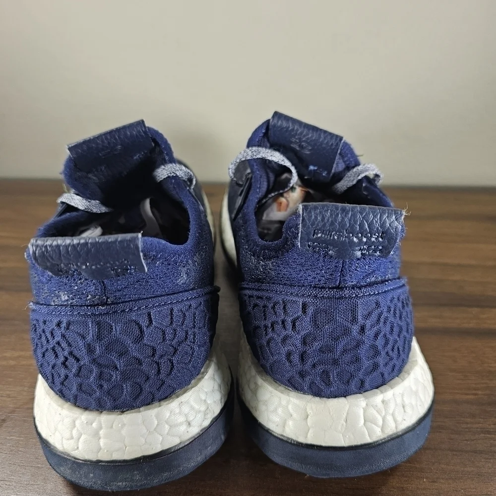 Adidas Performance Pureboost ZG Blue and White Running Shoe Men's Size 8